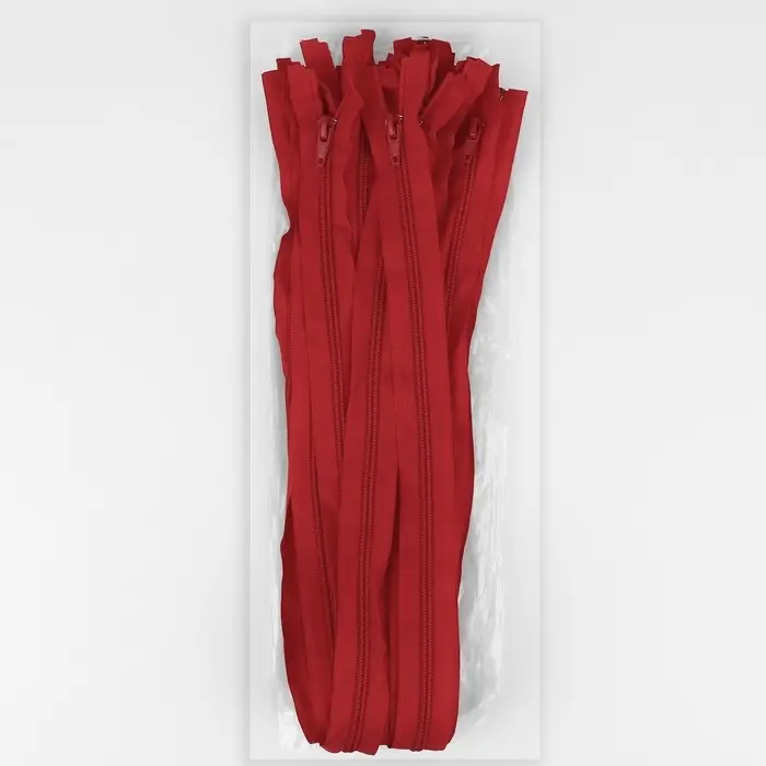 Молния &laquo;Спираль&raquo;, №5, разъёмная, замок автомат, 80 см, красная