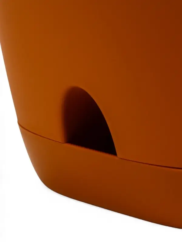 Кашпо с прикорневым поливом 8 л D-24см, H-25см карамель "Гранд"