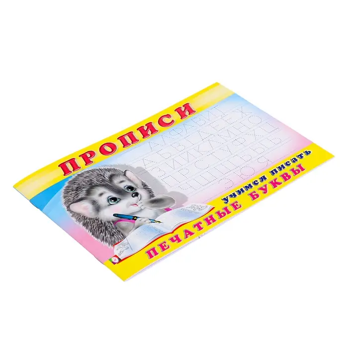 Раскраска-пропись &laquo;Учимся писать печатные буквы&raquo;