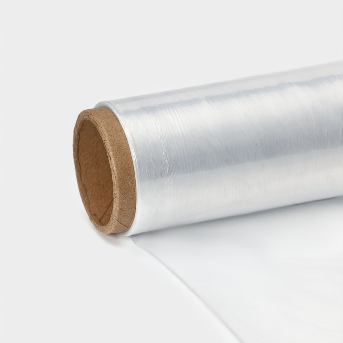 Плёнка пищевая Доляна, 30 см &times; 100 м, 8 мкм, цвет белый