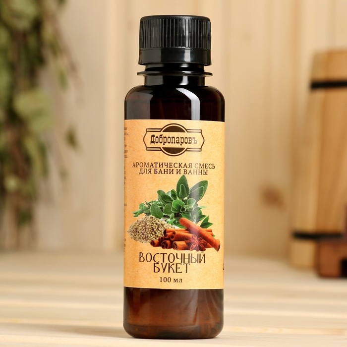 Ароматизатор для бани и ванны Ароматизатор для бани и ванны "Восточный букет" натуральная, 100 мл "Добропаровъ"