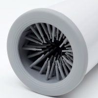 Автоматическая лапомойка для собак и кошек FW-01, портативная, 2 режима, от АКБ, белая