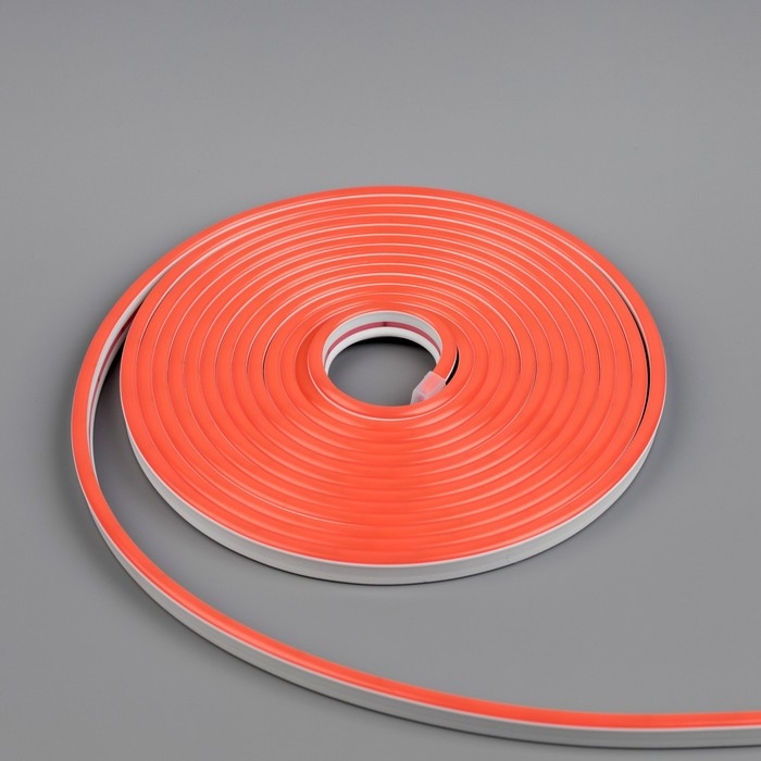 Гибкий неон Luazon Lighting 6 &times; 12 мм, IP65, 50 м, SMD2835, 120 LED/м, 12 В, свечение розовое