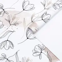 Бумага упаковочная, глянцевая &laquo; Цветочный нюд&raquo;, 40&times;60 см