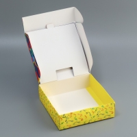 Коробка подарочная складная, упаковка, «С Днем Рождения», 16.5 х 16,5 х 5 см Коробка подарочная складная, упаковка, «С Днем Рождения», 16.5 х 16,5 х 5 см