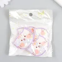 Шейкер для творчества акрил "Котик" с глиттером 0,5х4,7х3,6 см