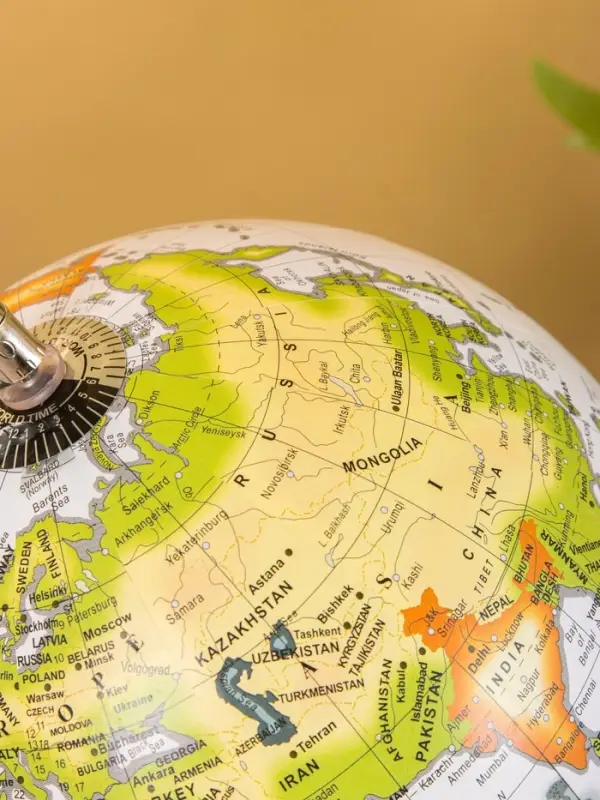 Глобус сувенирный, 23&times;20&times;32 см, подставка мрамор