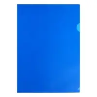 Папка-уголок, А4, 180 мкм, Calligrata, непрозрачная, синяя