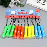 Фонарик брелок для ключей на кольце &laquo;Световой луч&raquo;, 9.5&times;3&times;3 см, МИКС