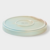 Тарелка десертная "Sand Ripples" Magistro 20см, 20,5х2,5 цвет желтый, голубой, коричневый