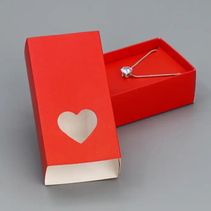 Коробка под бижутерию, упаковка, &laquo;Красная&raquo;, 10 х 5 х 3 см