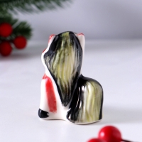 Сувенир Пони, 6,5х5х3,5 см, гжель, цвет Сувенир Пони, 6,5х5х3,5 см, гжель, цвет