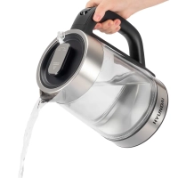 Чайник HYK-G4015 1.7л. 2200Вт черный