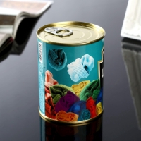 Подарочные носки в банке &laquo;Цельные&raquo;, (внутри носки мужские, цвет чёрный)