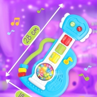 Музыкальная игрушка &laquo;Гитара&raquo;, звуковые и световые эффекты