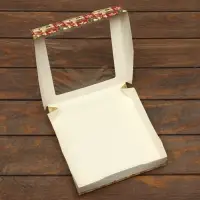 Коробка складная &laquo;Хорошего праздника&raquo;, 20&times;20&times;4 с окном