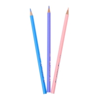 Карандаши 12 цветов, deVENTE Trio Mega Soft Pastel, трёхгранный корпус, супер мягкие, 4M, грифель 3 мм, пастельные цвета