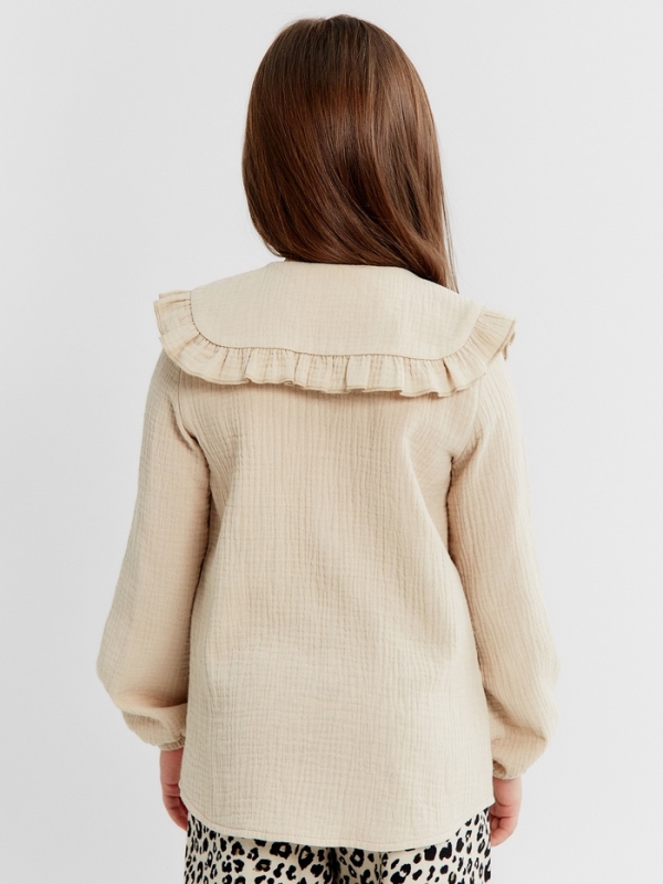 Рубашка детская KAFTAN, р. 36 (134-140), бежевый