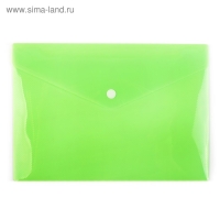 Папка-конверт на кнопке, А5, 180 мкм, Calligrata рифлёная, флуоресцентная, МИКС Папка-конверт на кнопке, А5, 180 мкм, Calligrata рифлёная, флуоресцентная, МИКС