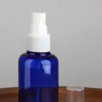 Бутылочка для хранения, с распылителем, 50 мл, цвет синий/белый