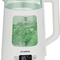 Чайник HYK-G9407 1.7л. 2200Вт белый (стекло)