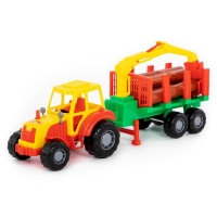 Трактор с полуприцепом-лесовозом &laquo;Мастер&raquo;