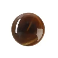 Ручка-кнопка CAPPIO, d=33 мм, акрил, цвет коричневый