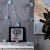 Гирлянда &laquo;Нить&raquo; 2.5 м с насадками &laquo;Груши&raquo;, IP20, прозрачная нить, 10 LED, свечение белое, 220 В