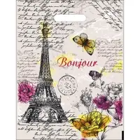 Пакет &laquo;Елисейские поля&raquo;, полиэтиленовый с вырубной ручкой, 35 мкм, 30&times;40 см