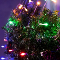 Светодиодная фигура &laquo;Ёлка&raquo; 3.5 м, пластик, 9 нитей, 220 В, свечение мульти