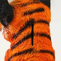 Копилка "Тигр сидячий" оранжево-коричневый 23х15,5х23 см