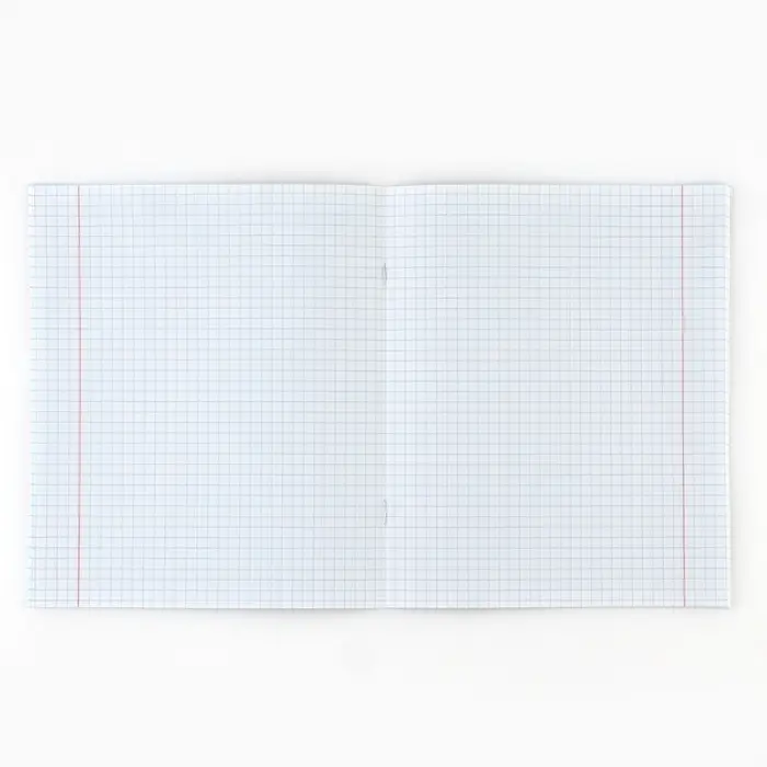 Тетрадь в клетку, 36 л., А5, на скрепке, блок №1 &laquo;Бежевый&raquo; МИКС