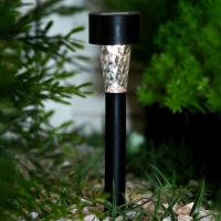 Садовый светильник на солнечной батарее &laquo;Трапеция&raquo;, 4.5 &times; 30 &times; 4.5 см, 1 LED, свечение тёплое белое