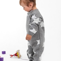 Комбинезон вязаный Крошка Я "Звезды" рост 86-92 см