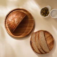 Доска для пиццы из дуба Sima-Land Home &laquo;Доливия&raquo;, d=25 см