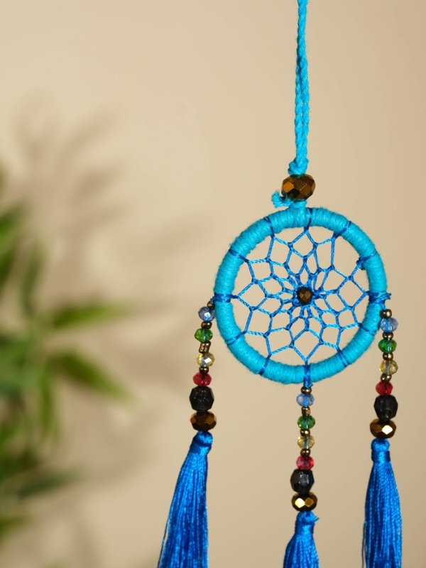 Ловец снов 4х20 см. голубой