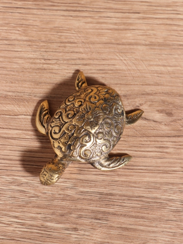 Сувенир бронза "Черепаха" 8х7х2 см