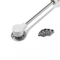 Газлифт 120N CAPPIO, с доводчиком, бесшумное открывание/закрывание, белый