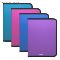 Папка для тетрадей на молнии А4+, 500 мкм, ErichKrause Diagonal Neon, до 250 листов, микс Папка для тетрадей на молнии А4+, 500 мкм, ErichKrause Diagonal Neon, до 250 листов, микс