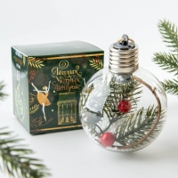 Ёлочный шар новогодний &laquo;Теплых и уютных вечеров&raquo;, на Новый год, d=8 см.