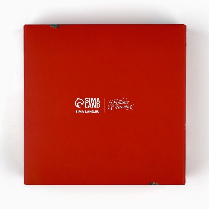 Коробка для кондитерских изделий &laquo;Новогодние мгновения&raquo;, 10 х 10 х 10 см, Новый год