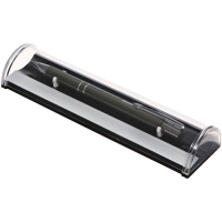 Ручка подарочная, шариковая, автоматическая "Стиль" в пластиковом футляре, NEW, серая