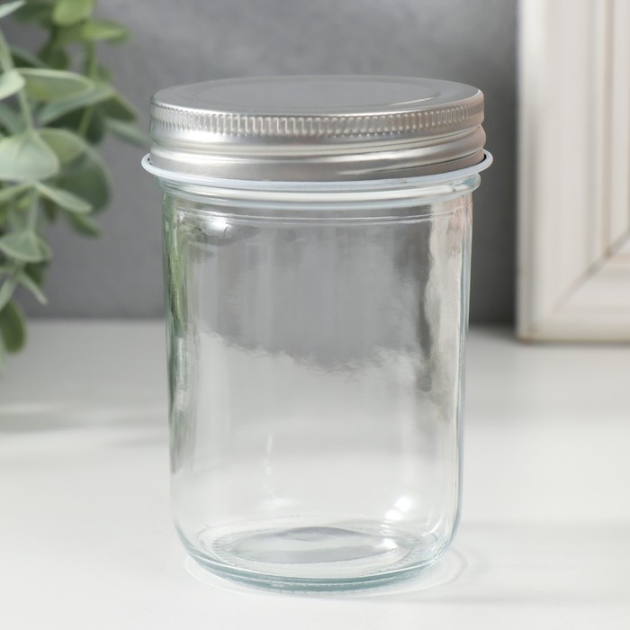 Банка для свечей стекло с крышкой Банка для свечей стекло с крышкой "Прозрачность" 250 мл 7х7х9,5 см
