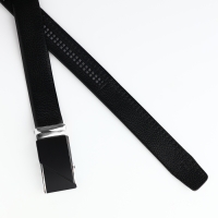 Ремень мужской, ширина 3,5 см, пряжка автомат, цвет чёрный Ремень мужской, ширина 3,5 см, пряжка автомат, цвет чёрный