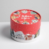 Коробка подарочная &laquo;Зимний город&raquo;, 12 х 8 см, Новый год