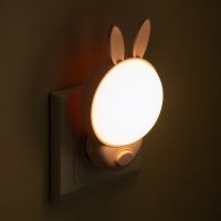 Ночник "Зайчик" LED 1Вт розовый 7х4х12 см RISALUX Ночник "Зайчик" LED 1Вт розовый 7х4х12 см RISALUX