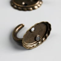 Крючок металл "Ретро" бронза 3,9х3,3х2,7 см Крючок металл "Ретро" бронза 3,9х3,3х2,7 см