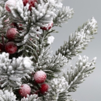 Фигура светодиодная «Зимняя хвоя» 35 x 27 x 27 см, 20 LED, батарейки AG13x3 (в комплекте), свечение тёплое белое Фигура светодиодная «Зимняя хвоя» 35 x 27 x 27 см, 20 LED, батарейки AG13x3 (в комплекте), свечение тёплое белое