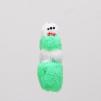 Мышь из искусственного меха, до 13 см, зелёная Мышь из искусственного меха, до 13 см, зелёная