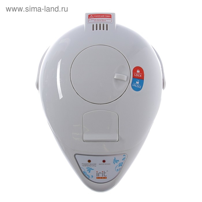 Термопот Irit IR-1403, 3 л, 750 Вт, рисунок "ромашки"
